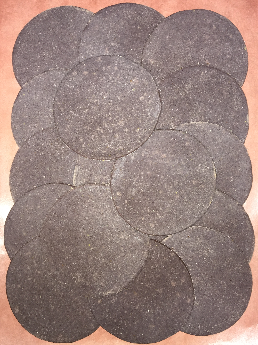 las purple corn tortillas